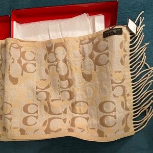 Coach Optic C scarf, new